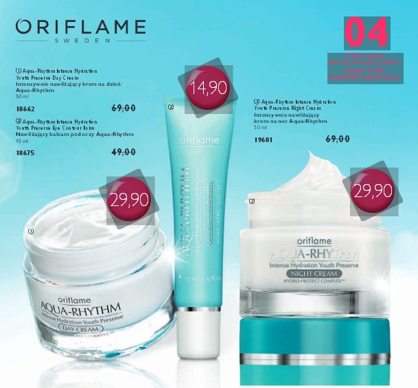 Ulotka wyprzedażowa na katalog 4 2014 Oriflame