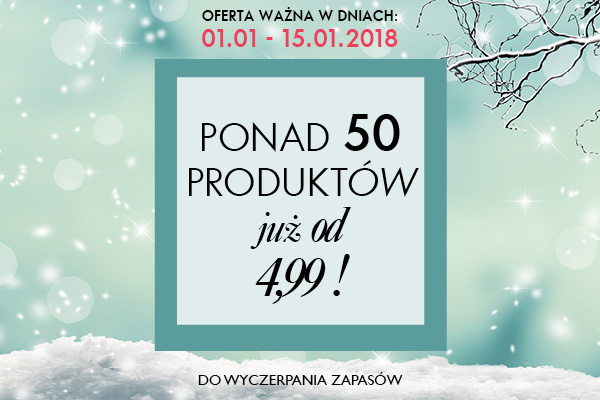 Noworoczna oferta wyprzedażowa Oriflame od 4,99zł